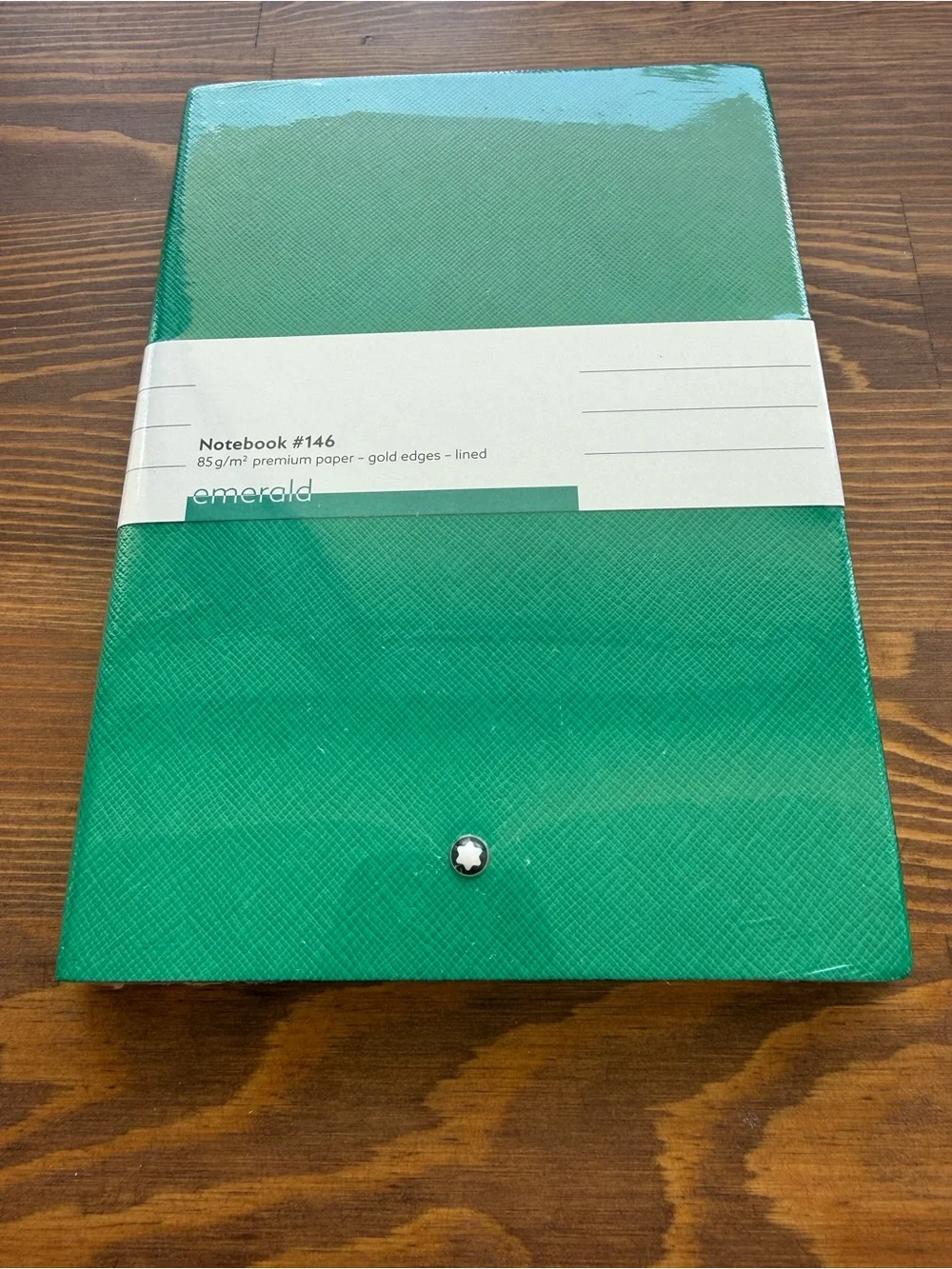 Montblanc Emerald Green Notebook with Signature Star Emblem